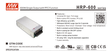 Load image into Gallery viewer, HRP 600 24 Power Supply
