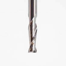 Load image into Gallery viewer, Use these carbide 1/8&quot; flat end mills to cut a square edge into metal, wood, wax, and plastic with your Bantam Tools desktop CNC machine.
