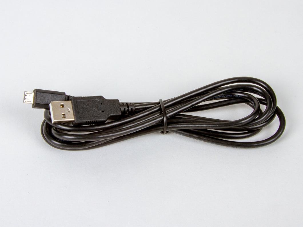 USB 2.0 Cable, USB-A to Micro-B, 6 ft