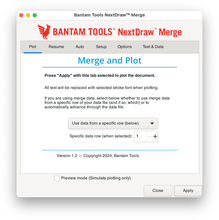 Load image into Gallery viewer, Bantam Tools NextDraw Merge Software
