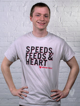 Load image into Gallery viewer, LIMITED EDITION! Bantam Tools Speeds, Feeds &amp; Heart T-shirt
