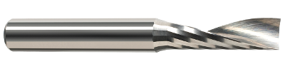 This Harvey Tool single-flute end mill is perfect for machining engineering plastics on your desktop CNC machine.