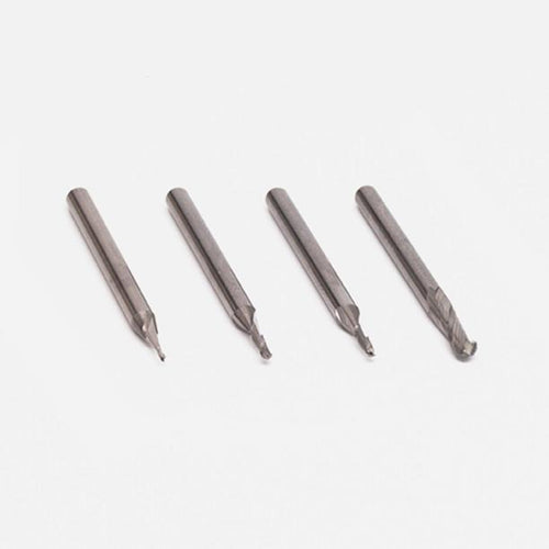 Use these bits to make detailed 3D objects in a variety of CNC materials on your Bantam Tools milling machine!
